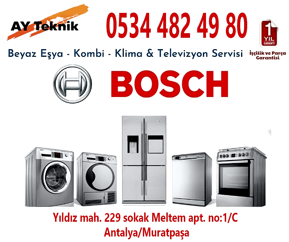 Antalya Bosch çamaşır makinesi servisi