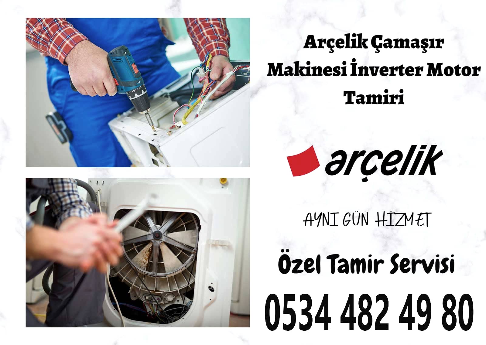 Arçelik çamaşır makinesi tamiri